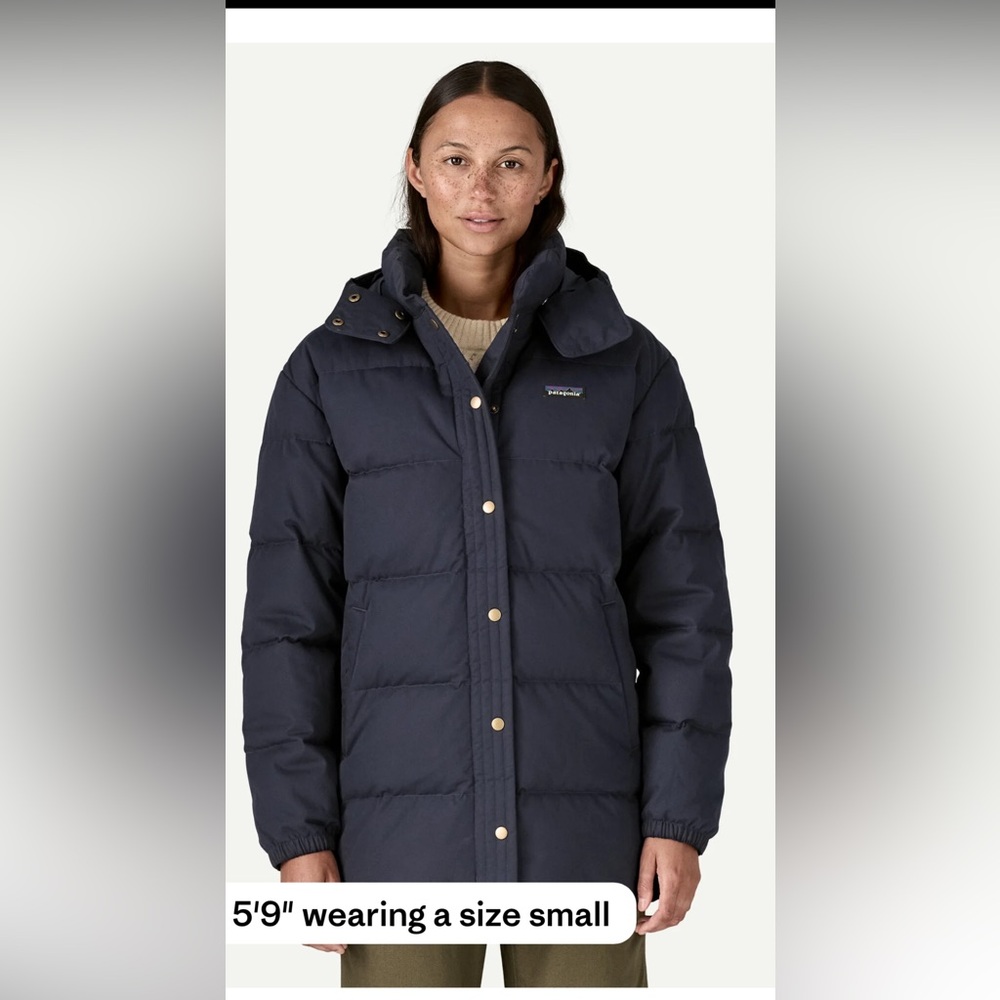 Patagonia Cotton Down Parka Pitch Blue XS